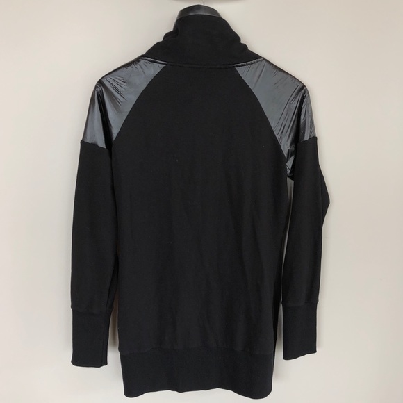 ✨Twik Long Black Zip Lightweight Jacket - Picture 4 of 4